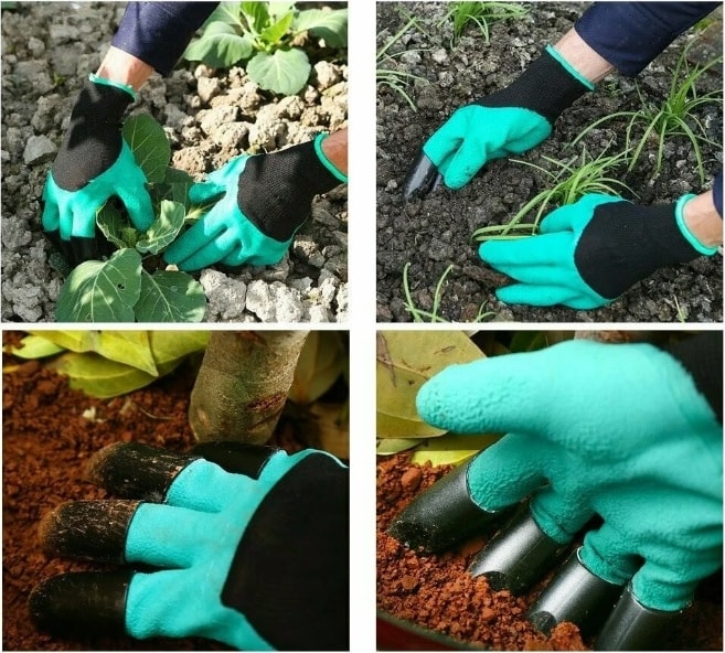 Garden Genie Gloves Toprak Kazma Bahçe Eldiveni