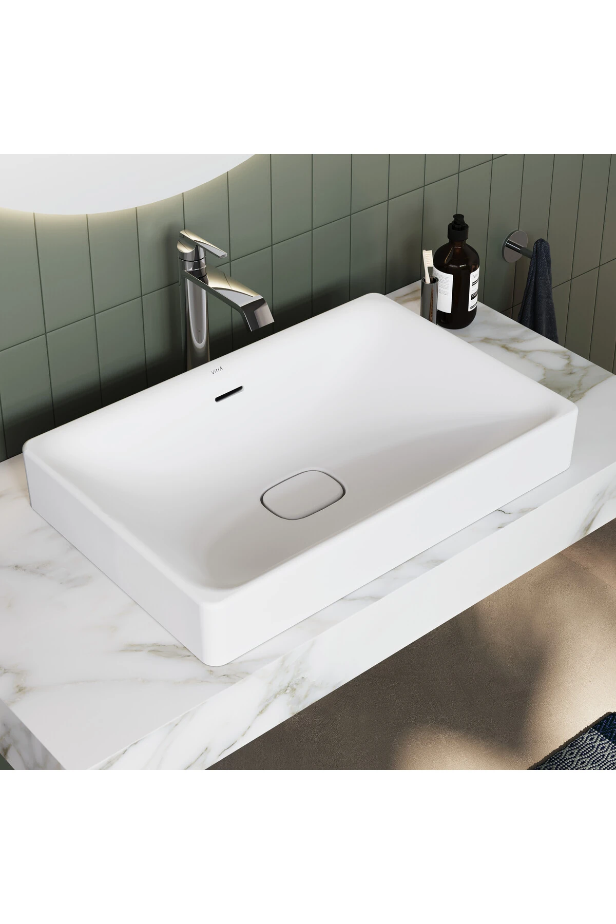 Suit A42814 Çanak Lavabo Bataryası, Üstten Kumandalı, Krom