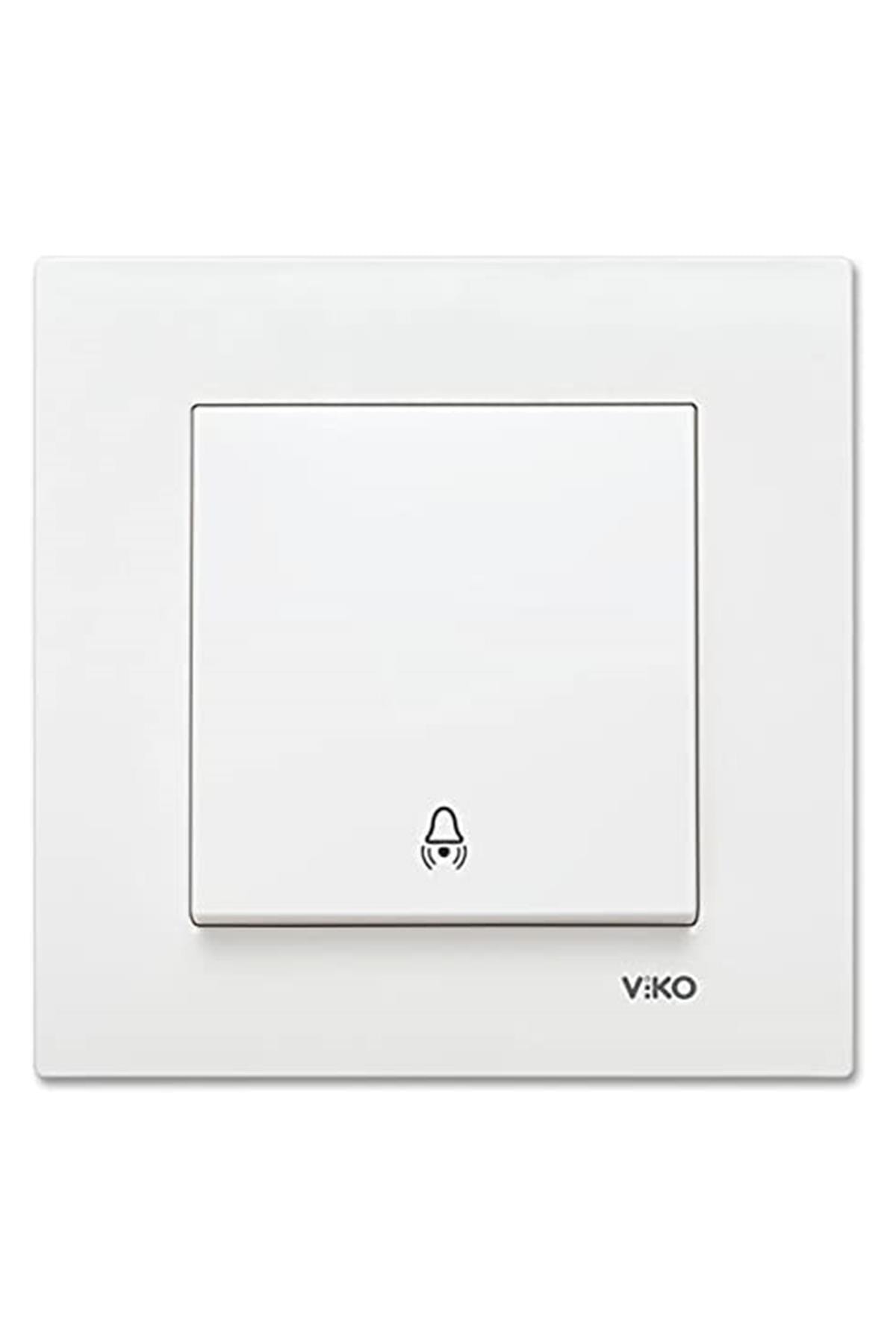 Viko Karre Zil Butonu Beyaz 90967006