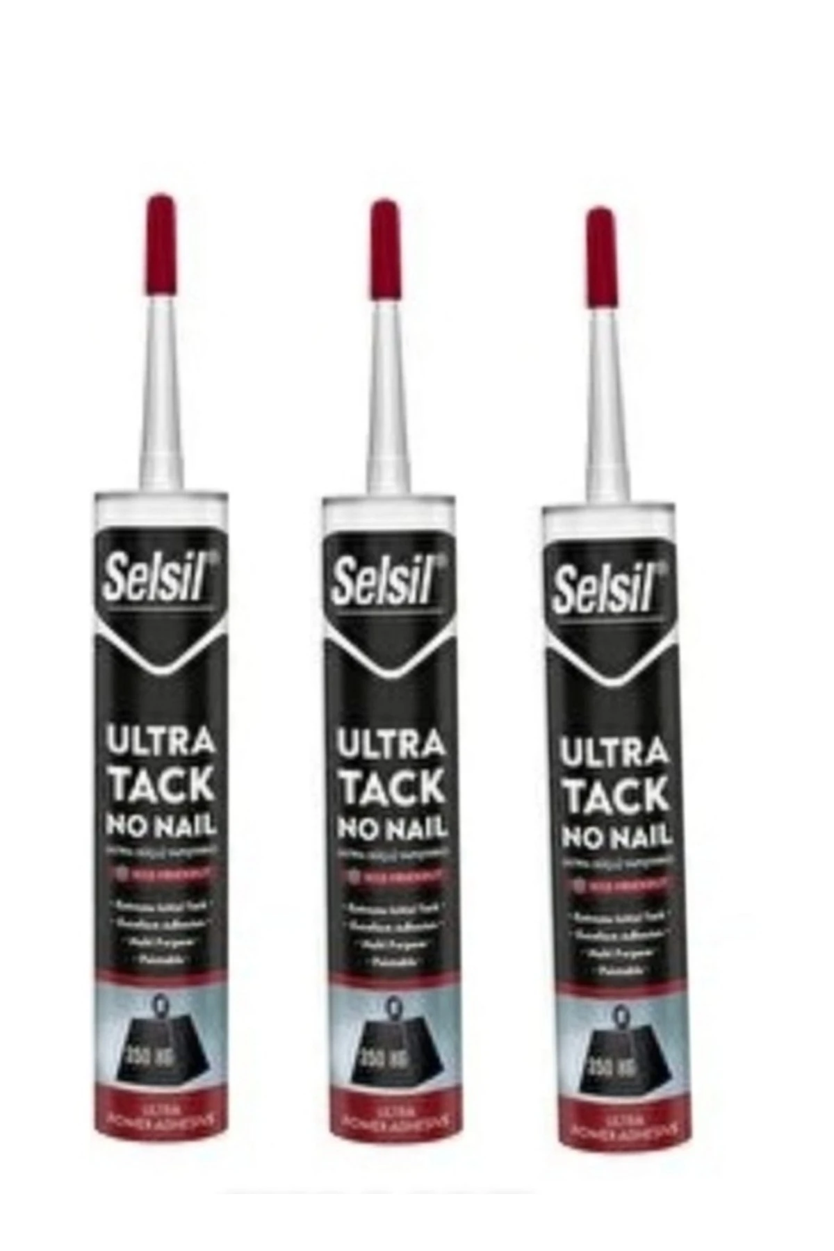 ULTRA TACK SİLİKON YAPIŞTIRIÇI ÜÇLÜ BEYAZ