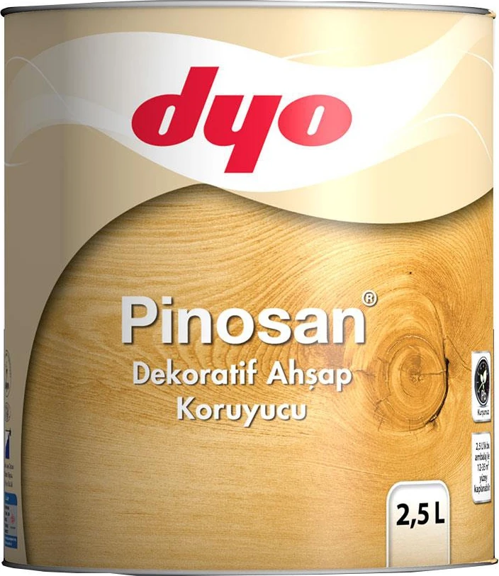 Pinosan Dekoratif Ahşap Koruyucu 2,5 Lt K. Açık Meşe