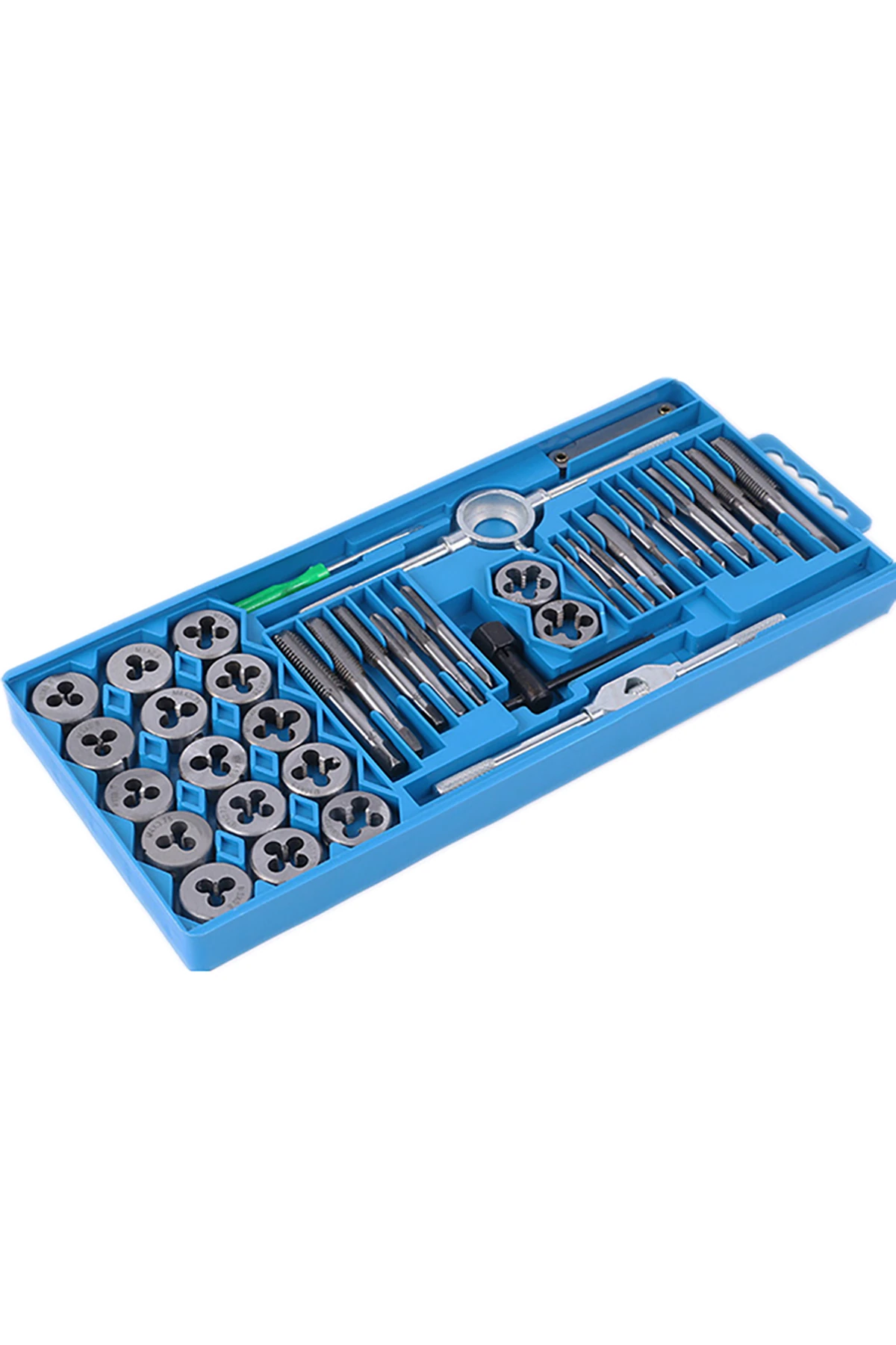 Bernel 40 Parça Klavuz Pafta Seti Metrik Set Kılavuz Pafta