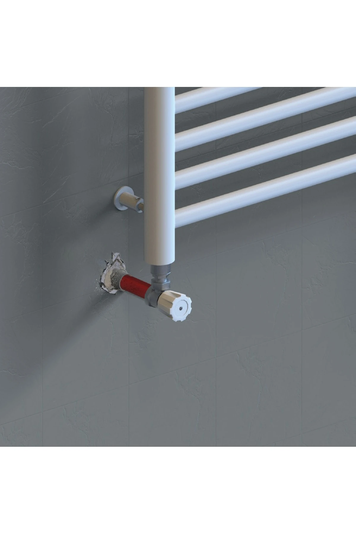 Petek - Havlupan Boru Gizleme Aparatı Beyaz 3 Cm - 7 Cm Arası Ayarlanabilir ( 10 Adet )