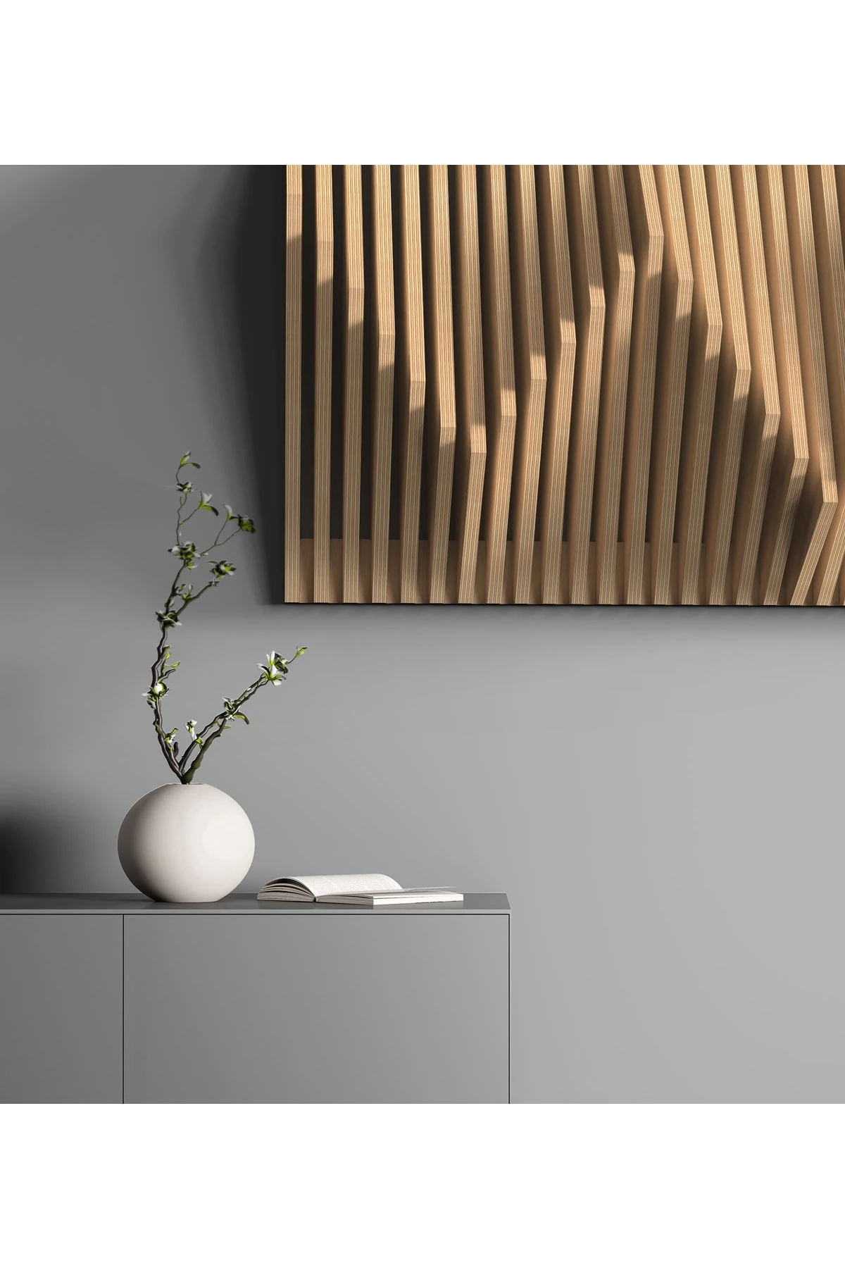 Dıamond-siyah Ahşap Dekoratif Duvar Ürünü