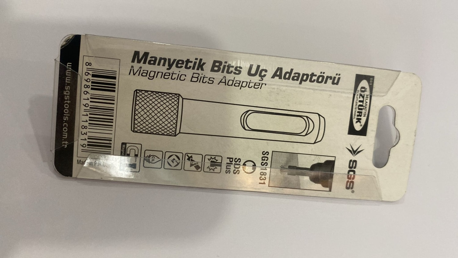 SGS Manyetik Bits Uç Adaptörü