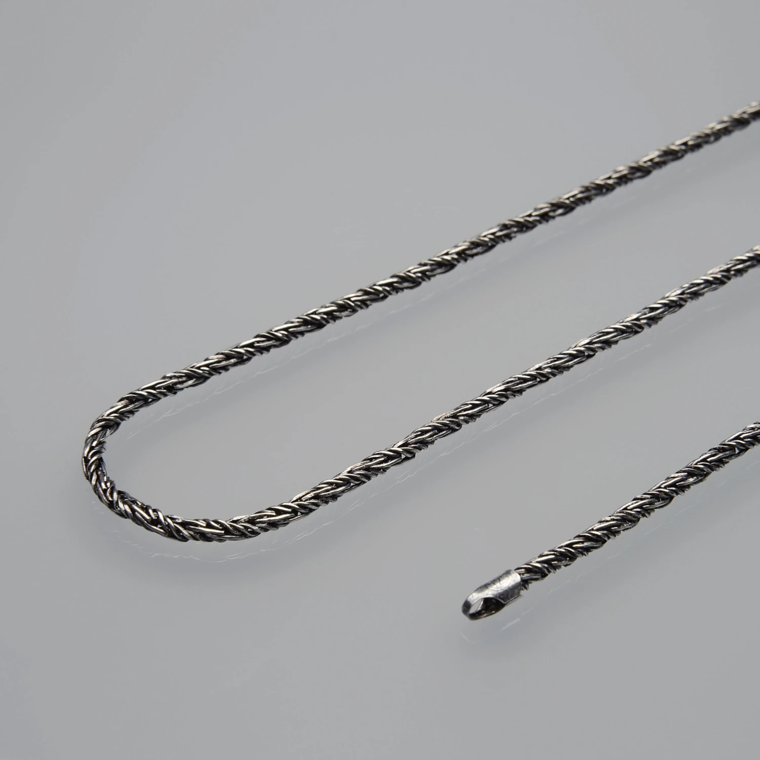 2n Burma Tilki Kuyruğu Gümüş Zincir