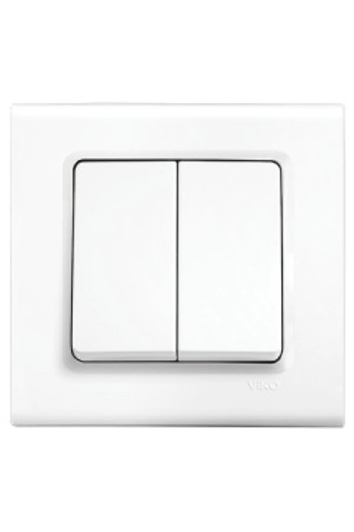 Linnera Beyaz Komütatör(ikili Anahtar) Çerçeveli 12 Adet