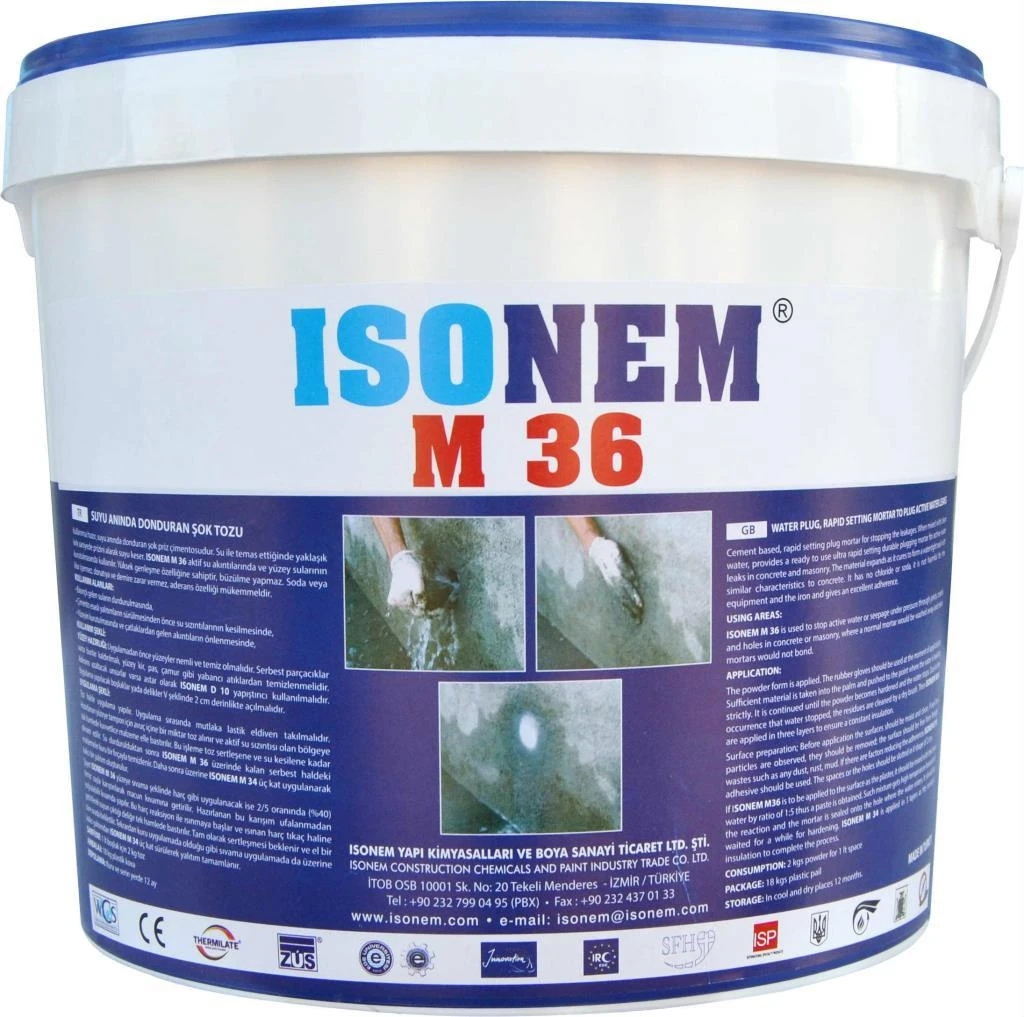 Isonem M 36 Şok Su Durdurma Tozu 10 kg