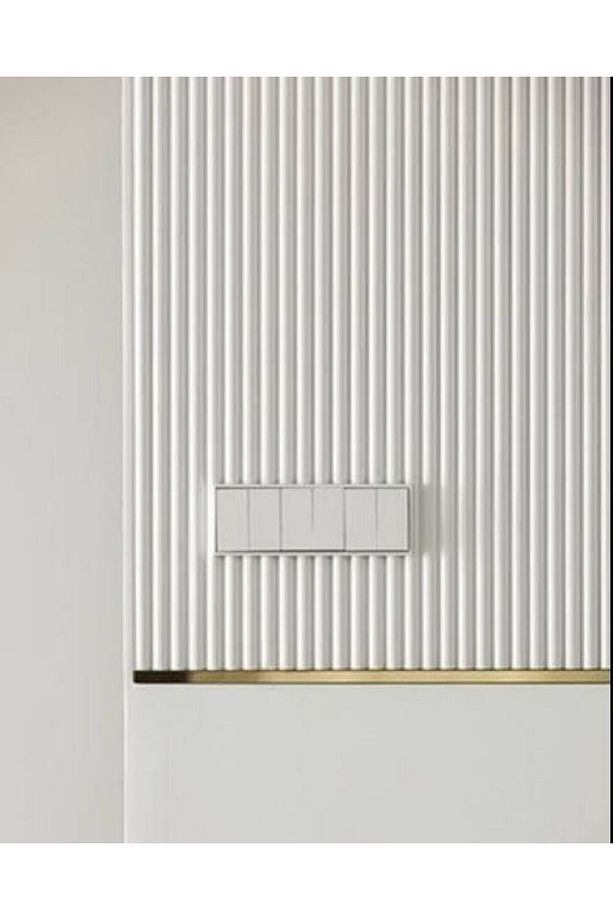AKYÜREK STORE LB 2200 Y MODEL SOFT TOUCH BEYAZ DEKOR PROFİL LAMBİRİ DUVAR PANEL DUVAR KAPLAMA