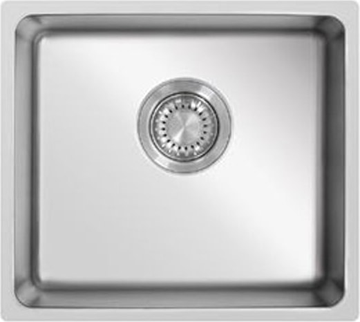 Me 400 Polisajlı 40X40 cm Inox Paslanmaz Çelik Tezgah Altı Sifonlu Mutfak Eviyesi
