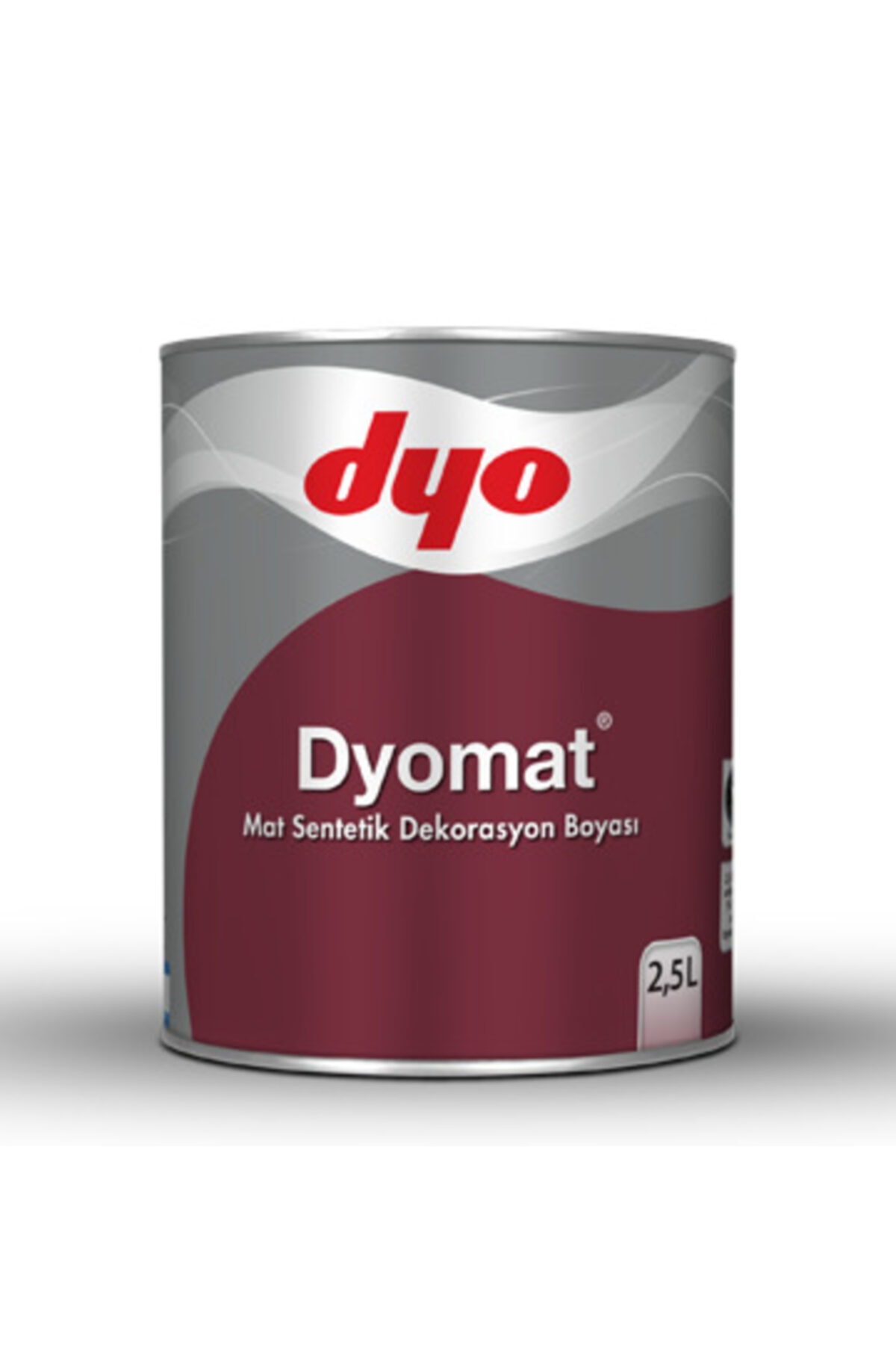 DYO Mat Mat Sentetik Dekorasyon Boyası (2.5 L) Siyah