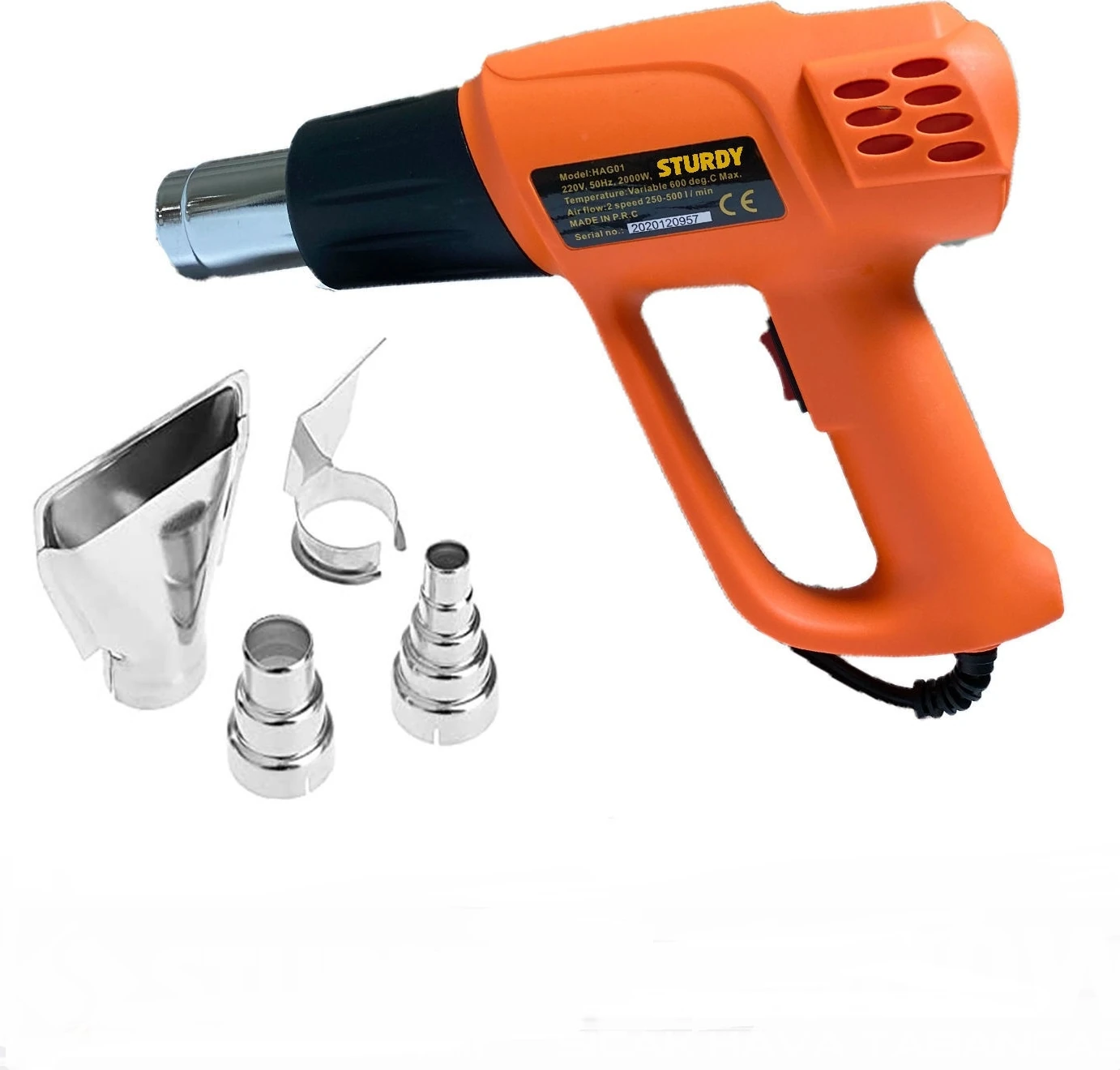 2000W Otomotık Korumalı Professıonel Sıcak Hava Tabacası Aksesuar Hedıyelı