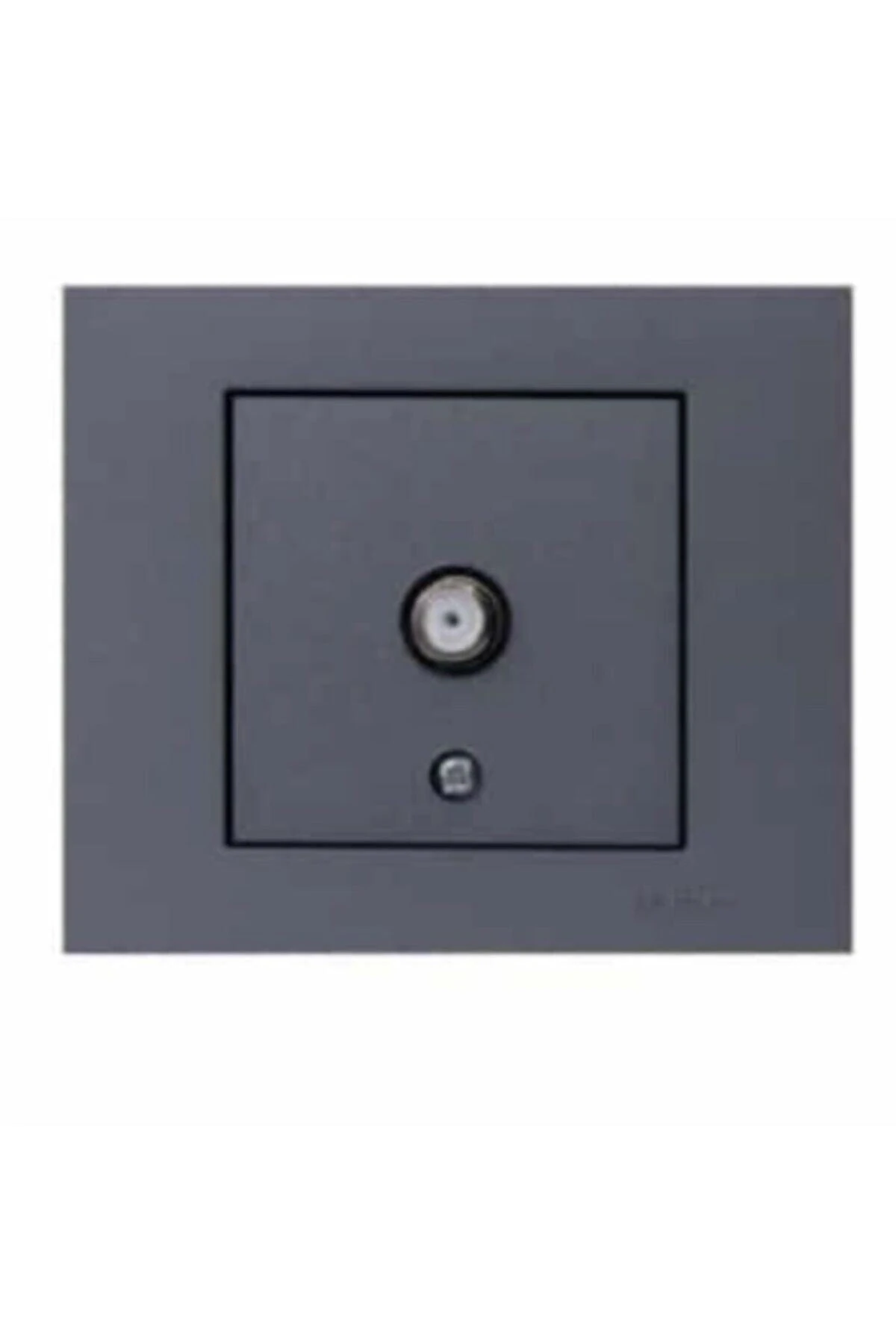 12 Adet Ovivo Grano Füme Tv Prizi F Konnektör Çerçeve Dahil 12'li Paket