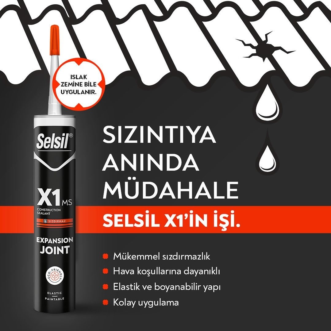 X1 Montaj Yapıştırıcısı Ms Siyah 290 ml