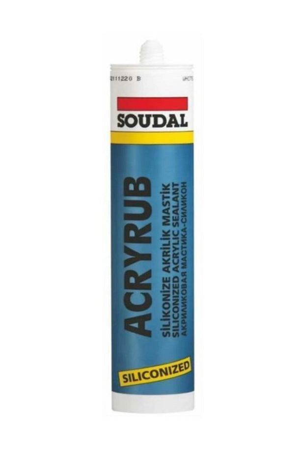 ACRYRUB SİLİKONİZE MASTİK 500G BEYAZ