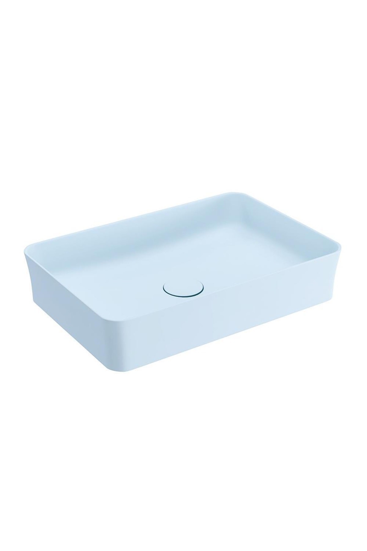 Sottile Slim Line Çanak Lavabo 55 Cm Mat Buz Mavi 1476-029-0125