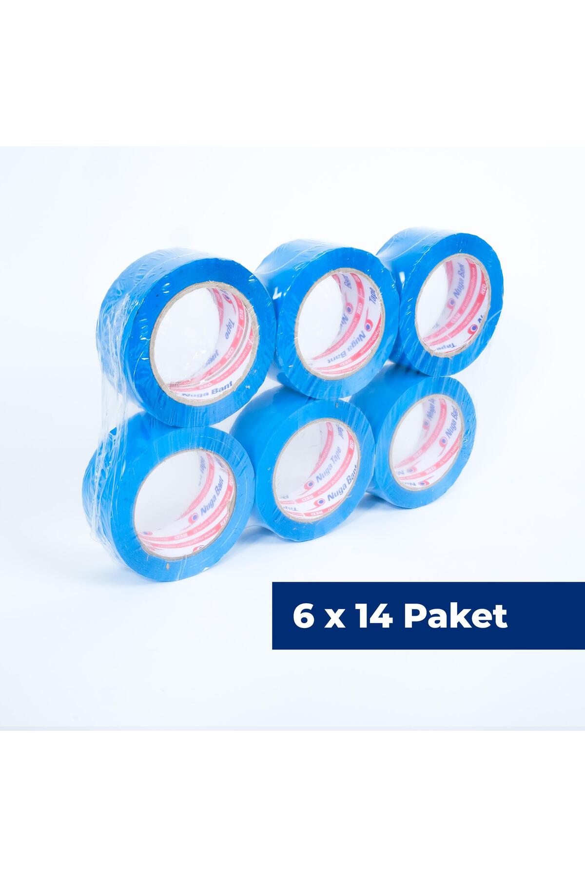 45 Mm X 100 Mt Mavi Koli Bandı 84 Adet