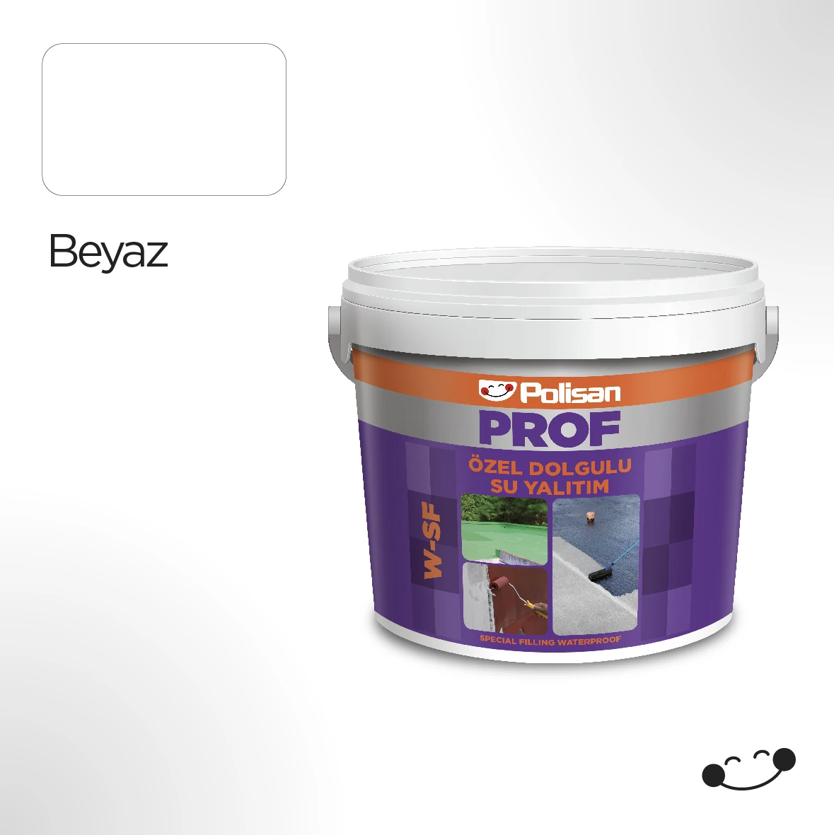 Prof Beyaz Özel Dolgulu Su Yalıtımı Boyası (W-Sf) 5 kg