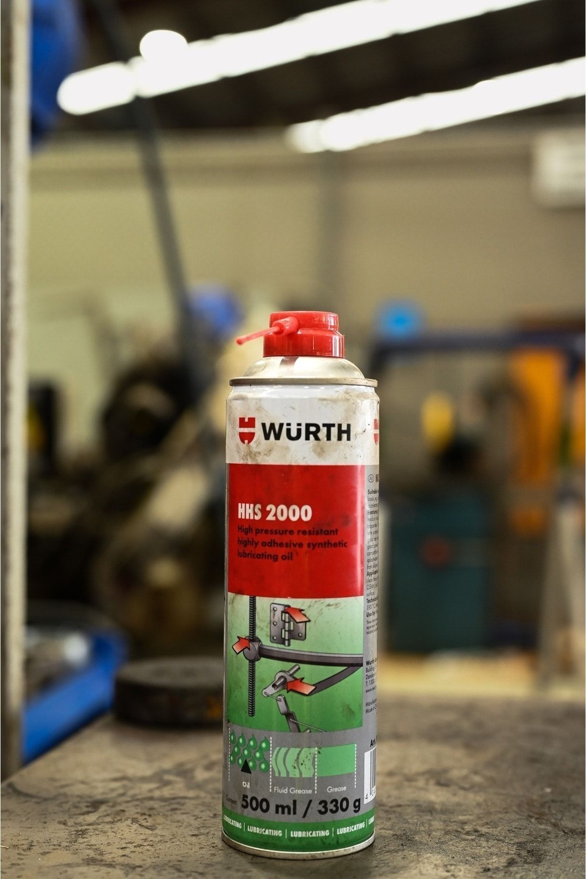 HHS 2000 Sıvı Gres Tutunma ve Basınç Dayanık Özellikli Yağlayıcı - 500 ML - 1 Adet