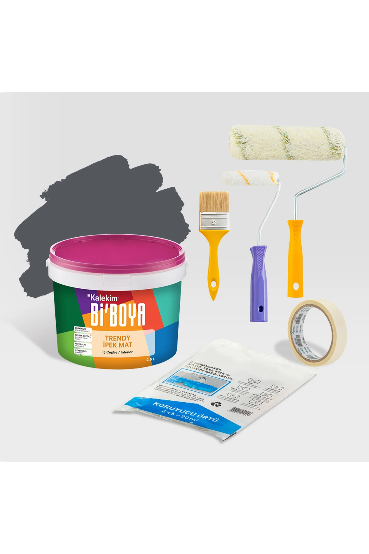 Yazlık Yenileme Seti İç Cephe Boyası Gece