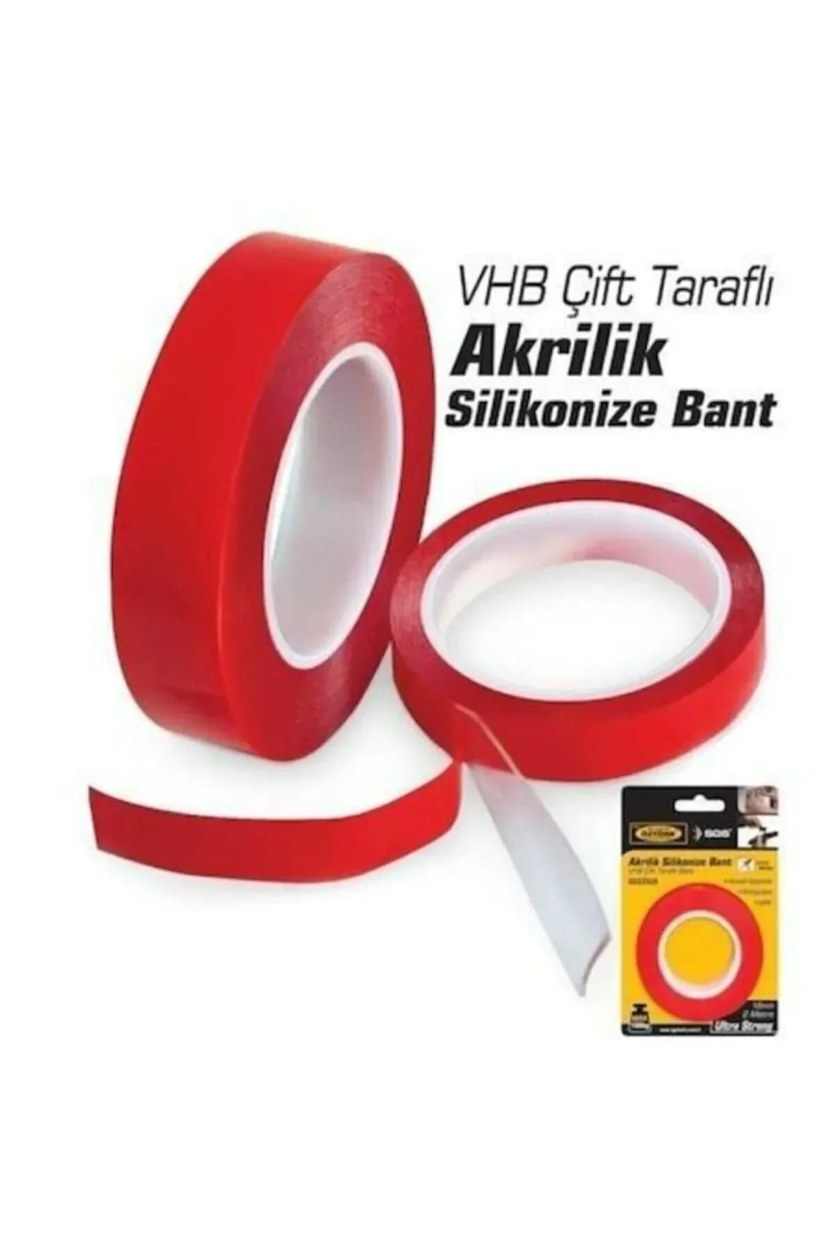 SGS AKRİLİK SİLİKONİZE BANT 24MM 2 METRE SGS2521 1 ADET