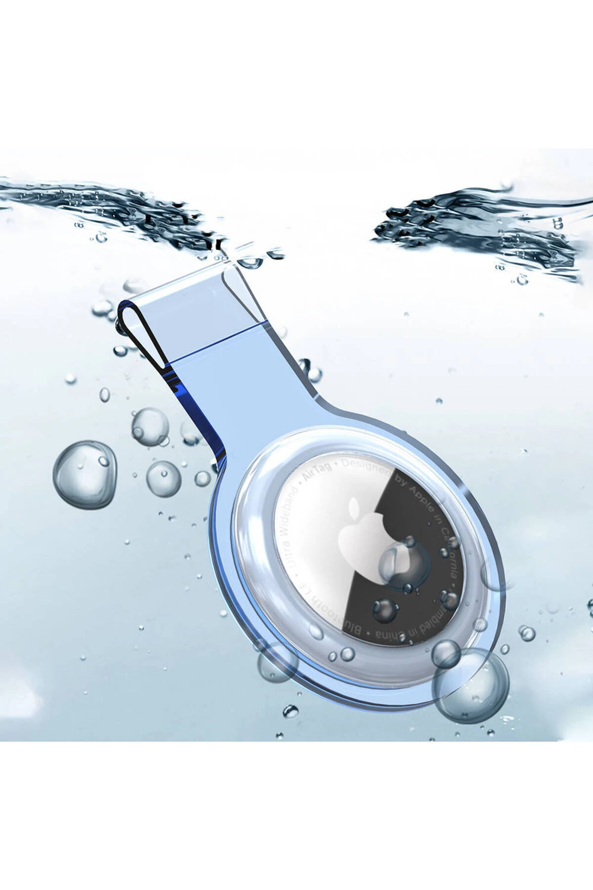 Airtag Uyumlu Yumuşak Silikon Anahtarlık Kılıf