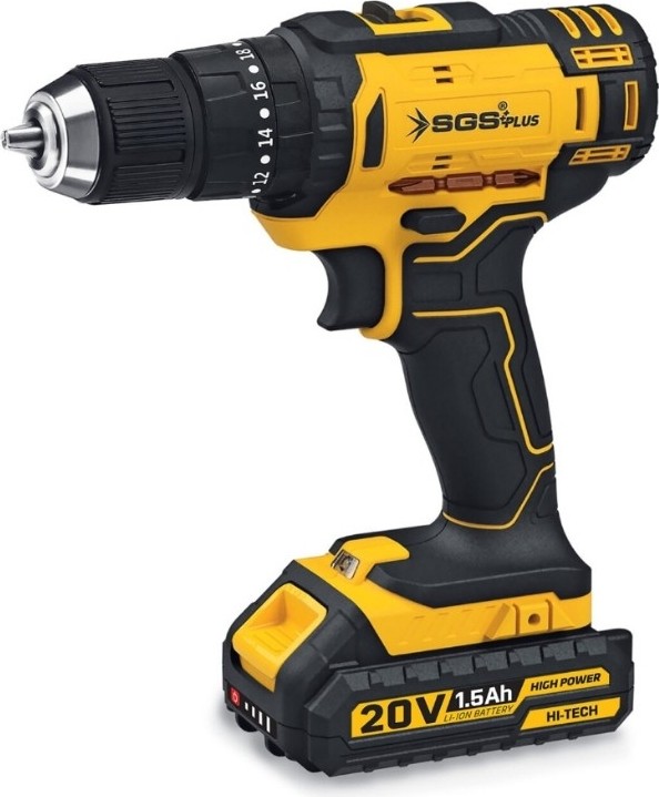 Akülü Darbeli Matkap 20V 1.5 Ah Şarzlı Vıdalama SGS5248 Tek Batarya