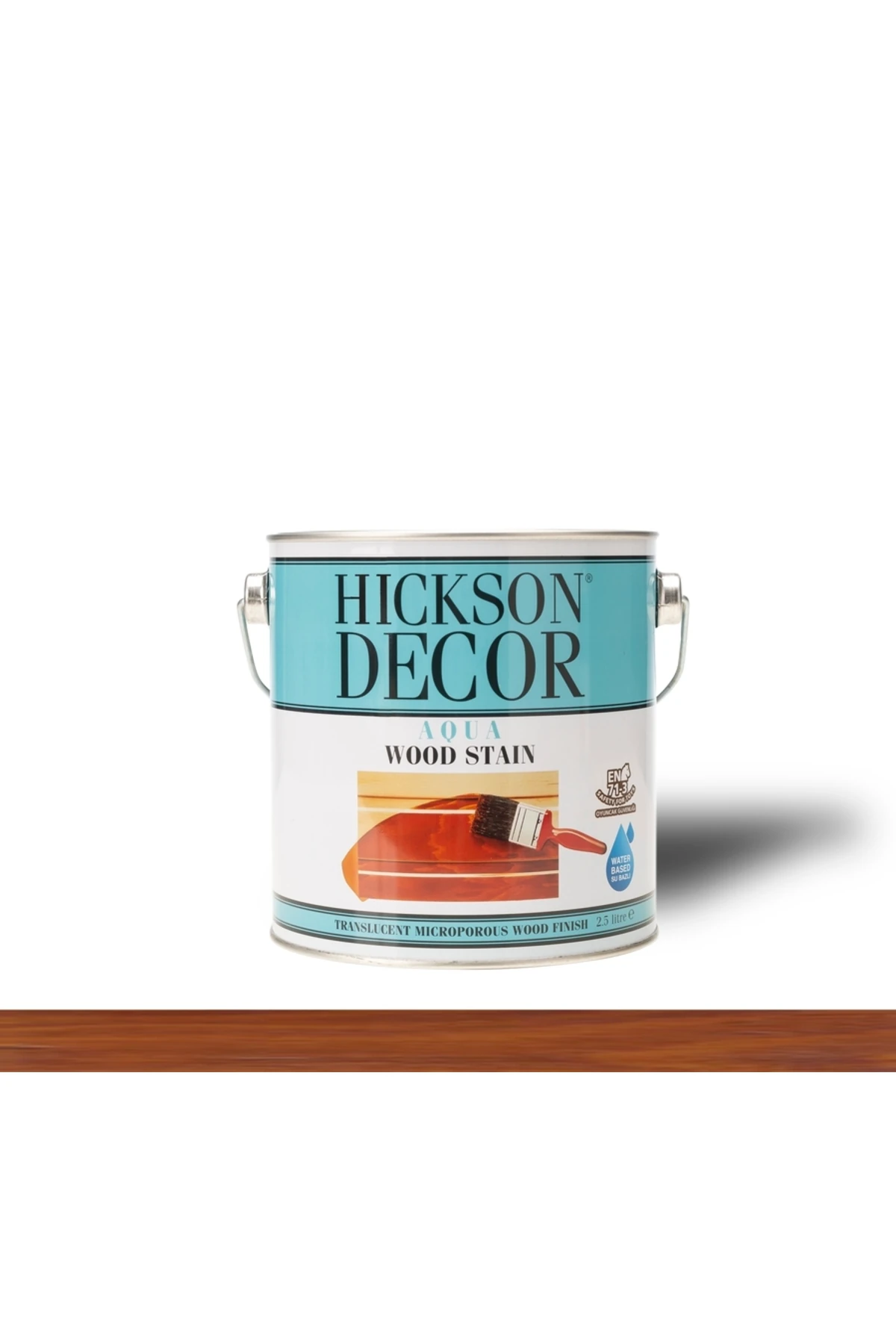 Hickson Decor Ultra Vernikli Ahşap Koruyucu Aqua Su Bazlı Teak 2,5 Lt