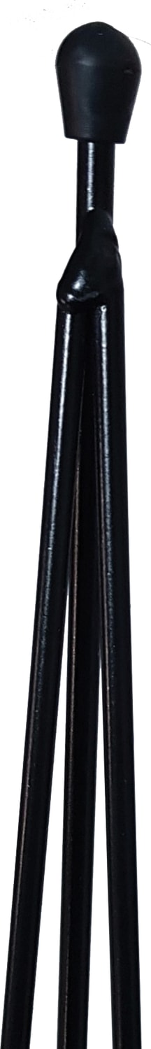 İzmir 3 lü Metal Firkete Ahşap ve Kütük Sehpa Ayağı 48 cm