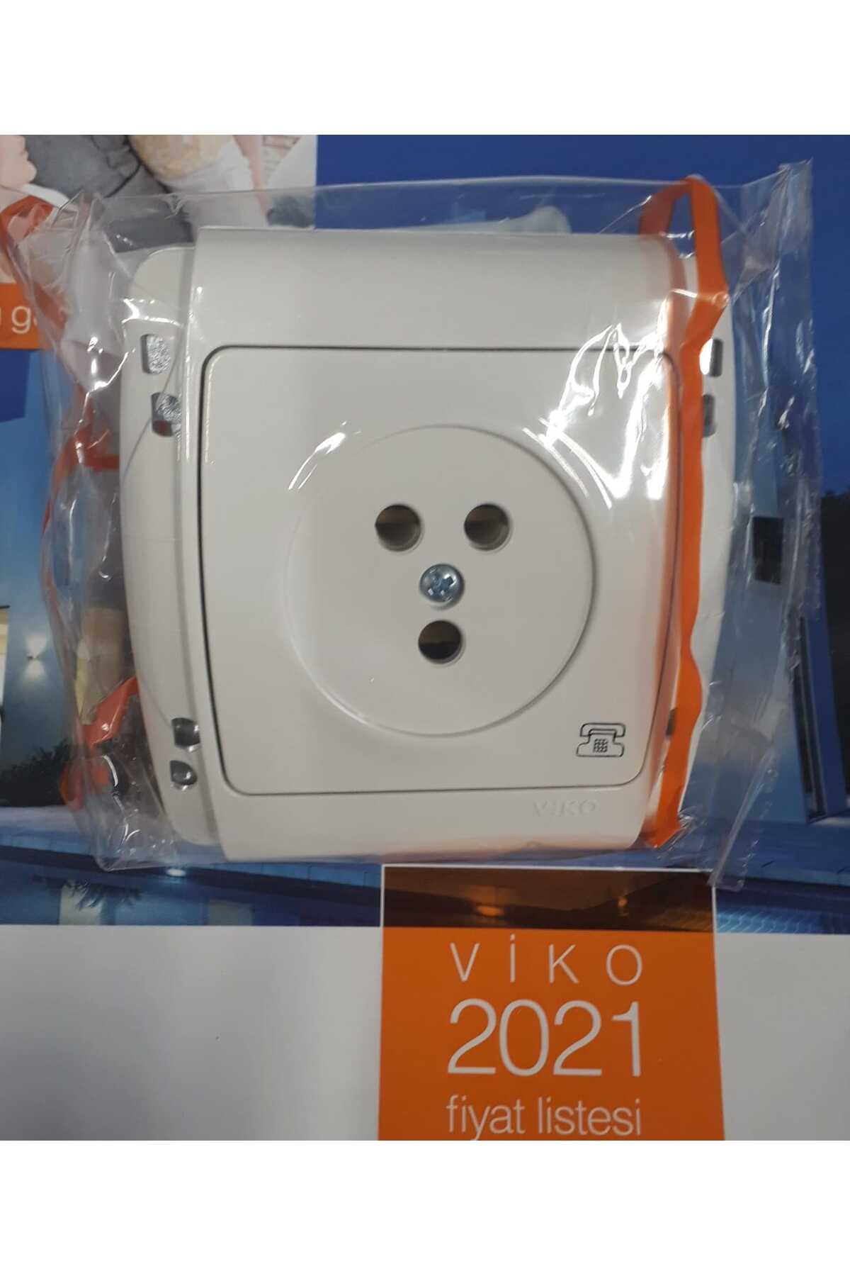 Viko Carmen Plus Beyaz Telefon Prizi