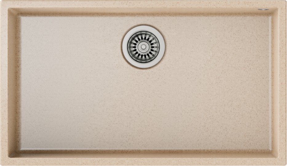 SQUARE 72.40 TG AVENA BEIGE Tezgahaltı Granit Eviye Bej 72 cm 115230017