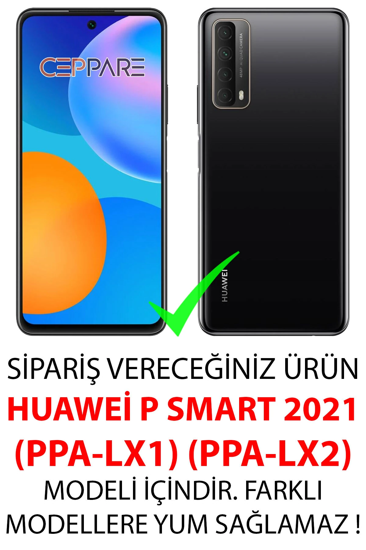 Huawei P Smart 2021 (PPA-LX2) Uyumlu Kılıf Desen Baskı Silikon Prizmatik Tasarım STK:667 CP-uY3j9H4