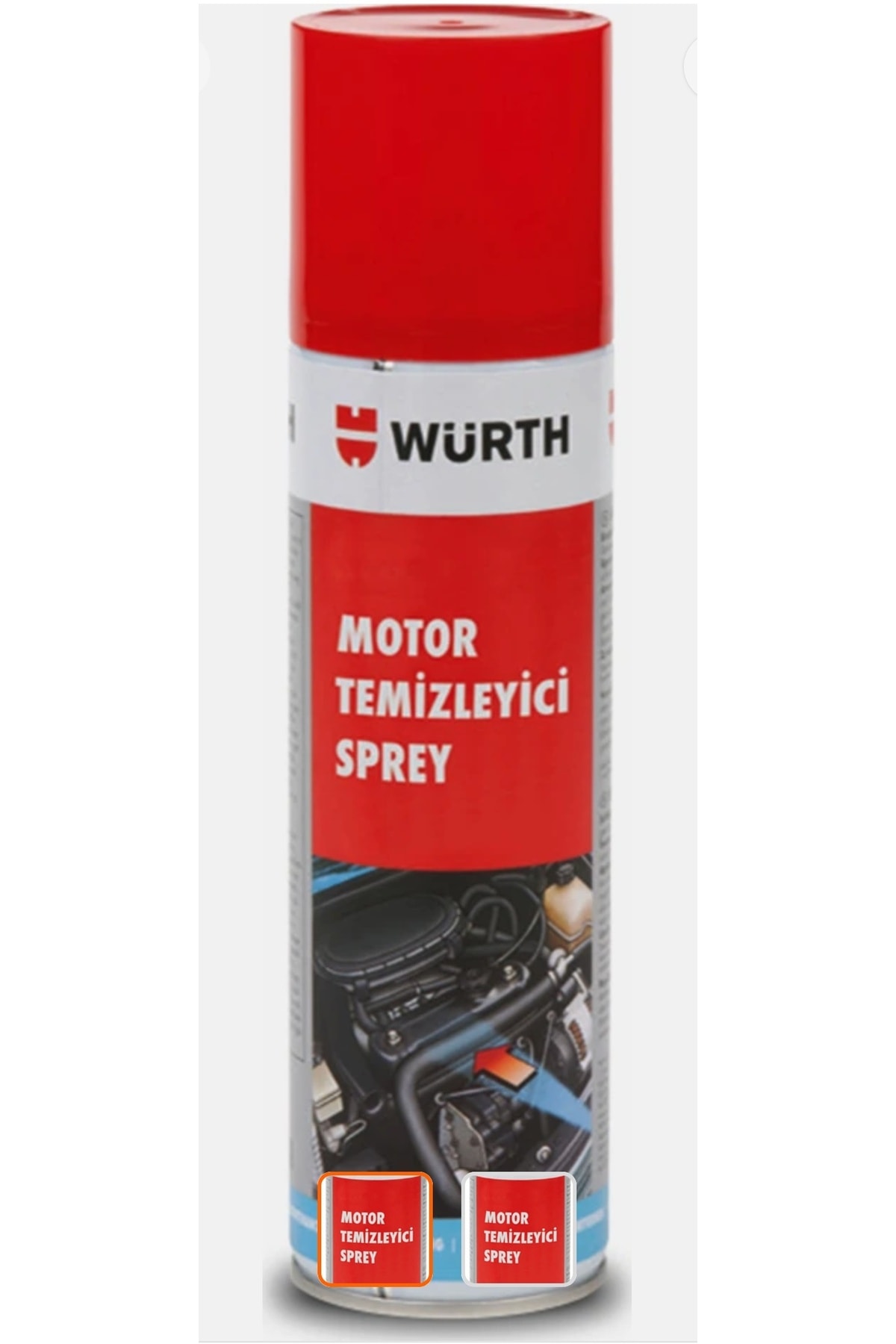 motor temizleyici sprey würth 500 ml ürün