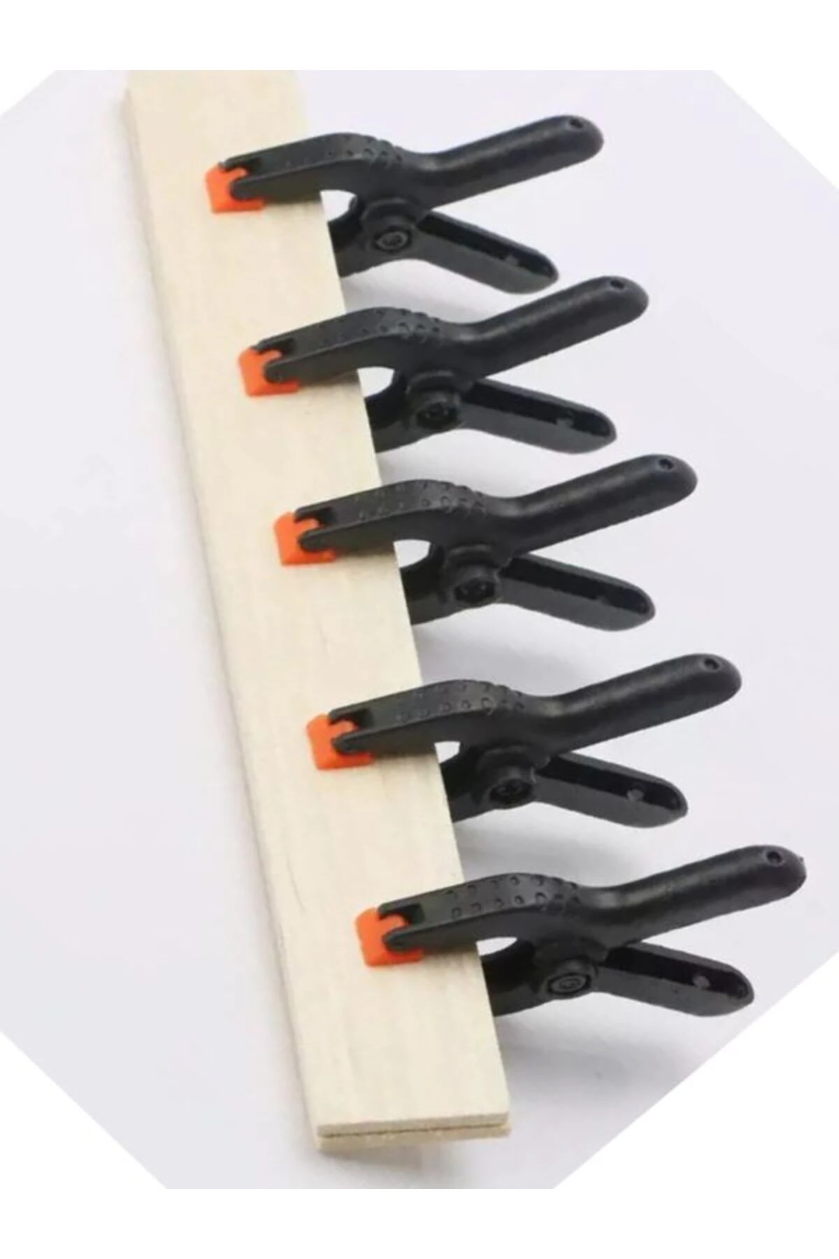 6 Adet Cep Telefonu Ekran Tutucu Kıskaç Klips Mandal Yaylı Işkence Plastik Kelepçe Güçlü Mafsallı