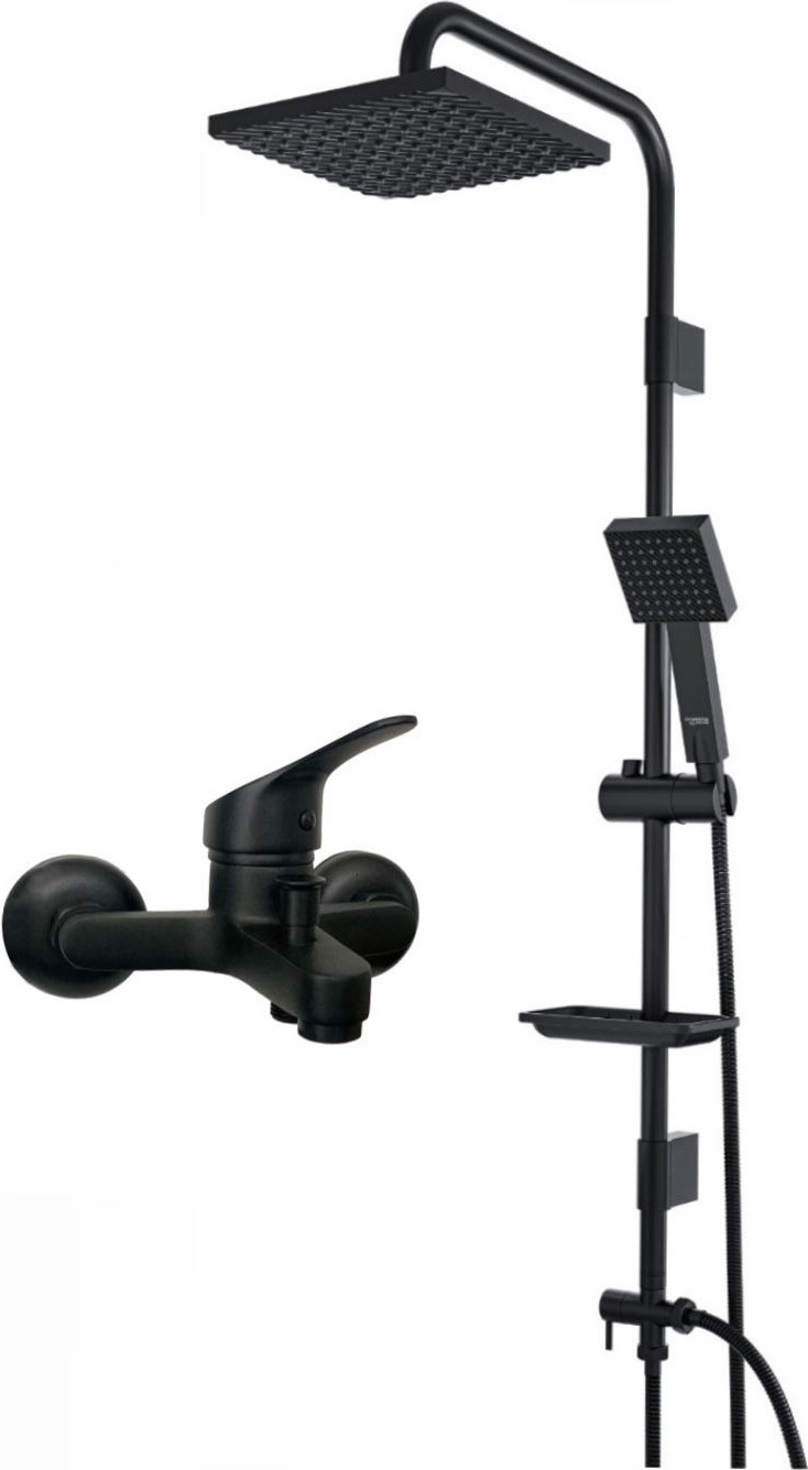 Siyah Banyo Bataryası Seti 2 Li Set