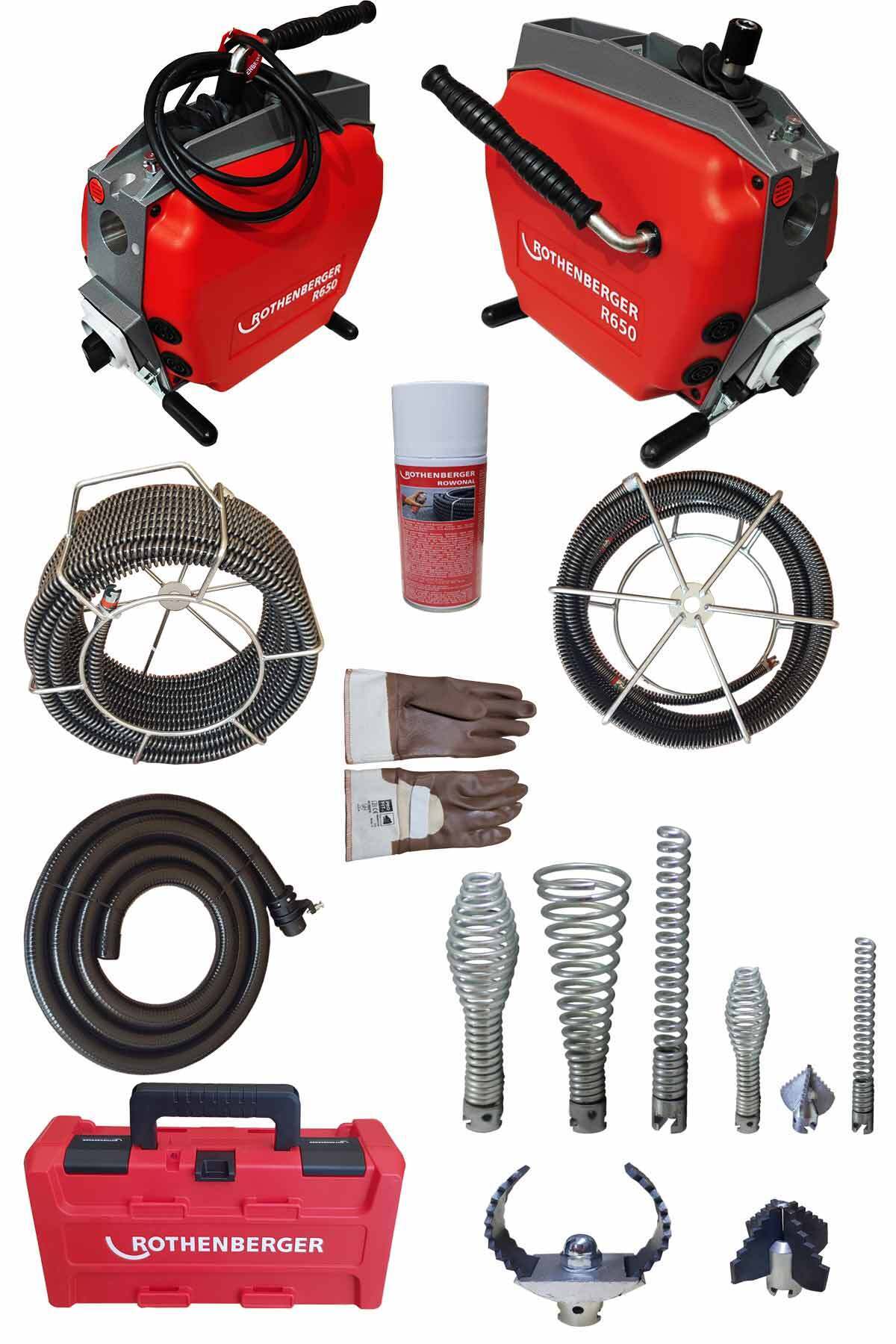 R650 Profesyonel Kanal Gider Açma Makinesi