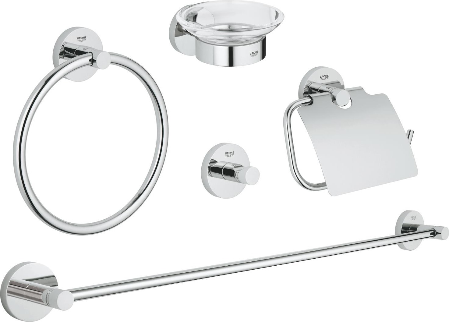 Essentials 5'i Bir Arada Banyo Aksesuar Seti (40344001)