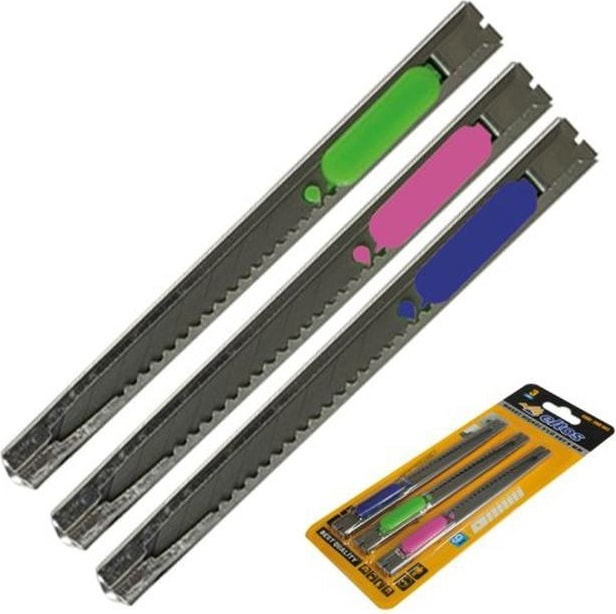 Ince Metal Maket Bıçağı 3’lü Set
