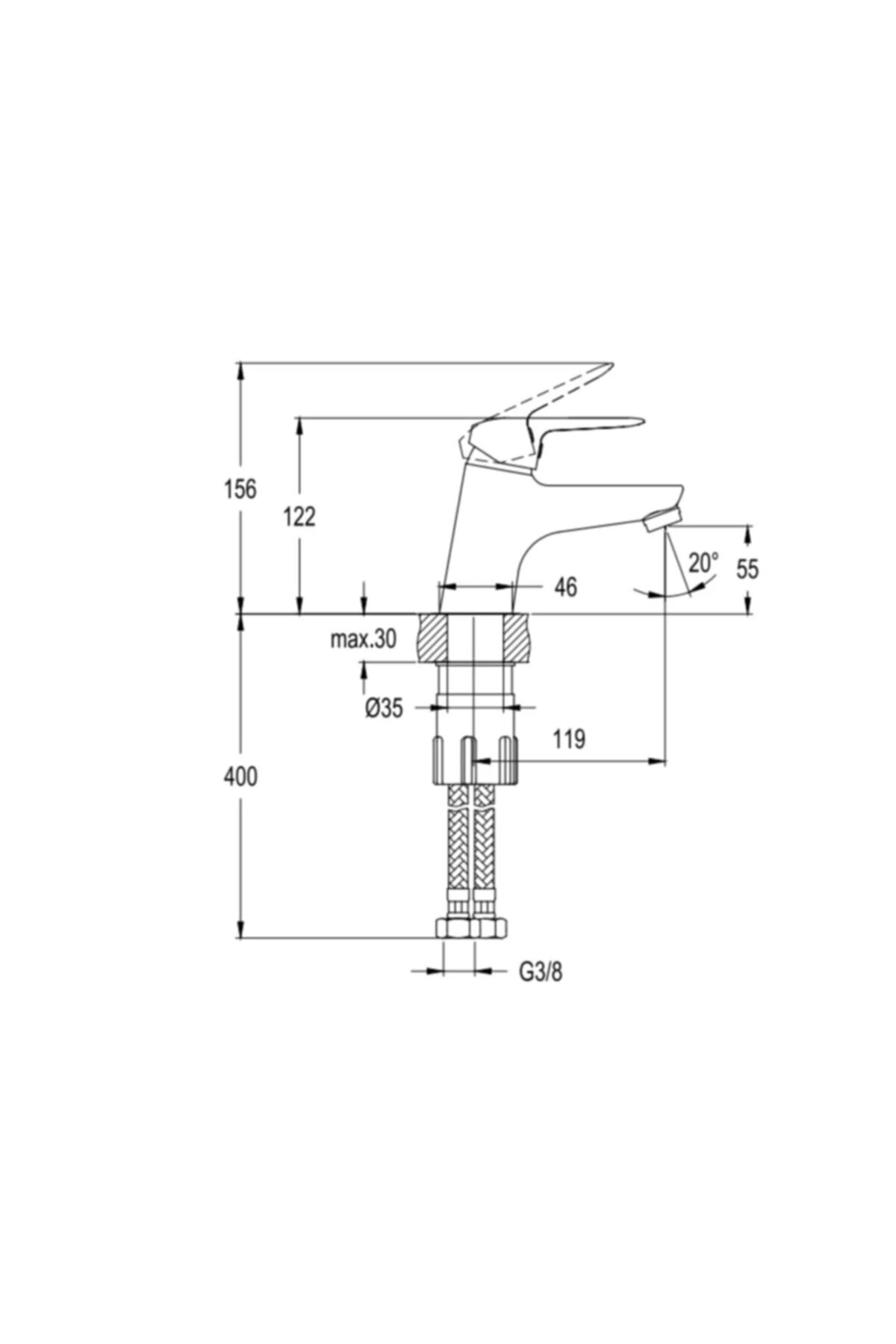 Volt Lavabo Bataryası
