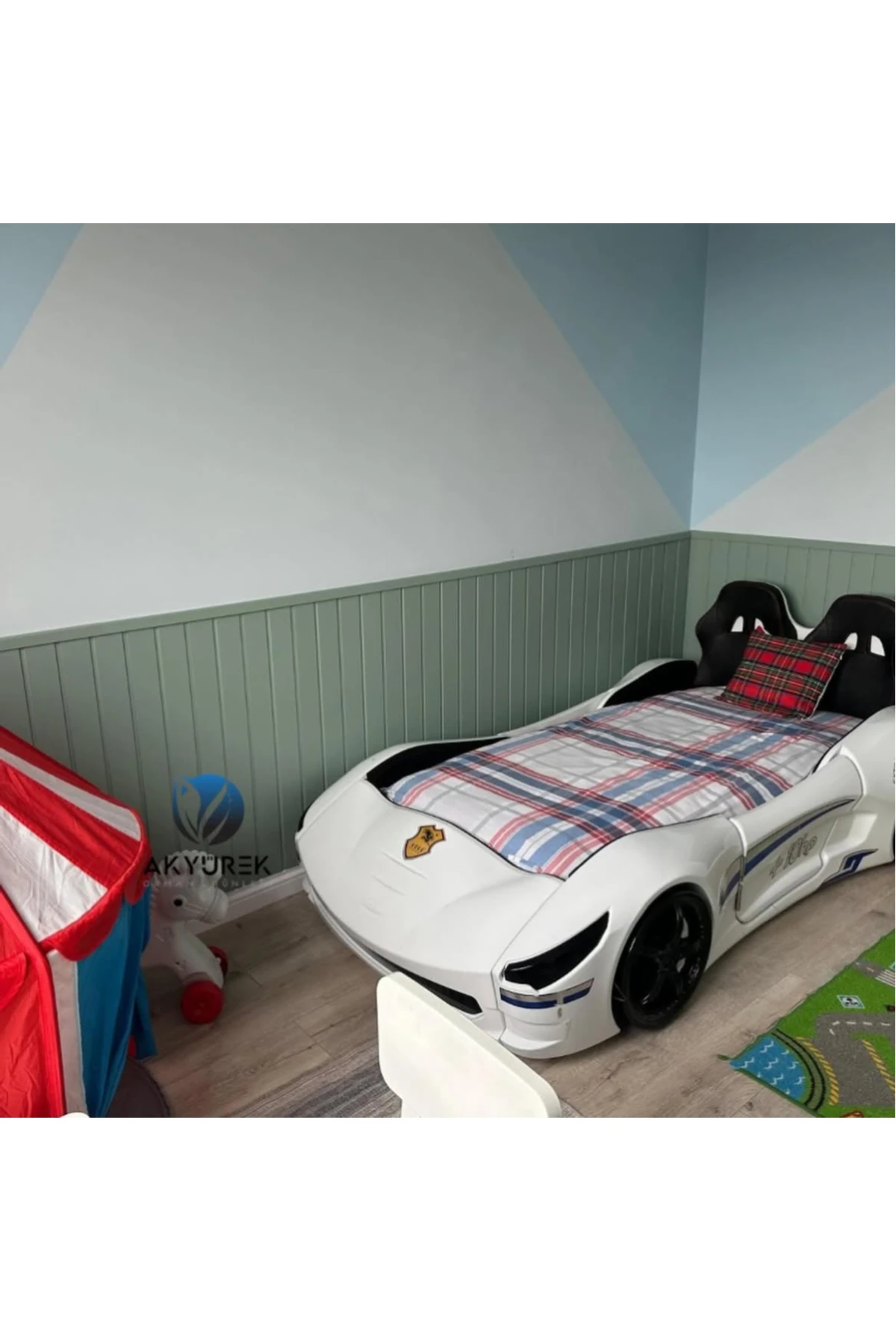 AKYÜREK  LB 3786 MODEL SU YEŞİL RENK DEKOR PROFİL DUVAR KAPLAMA PANEL LAMBRİ