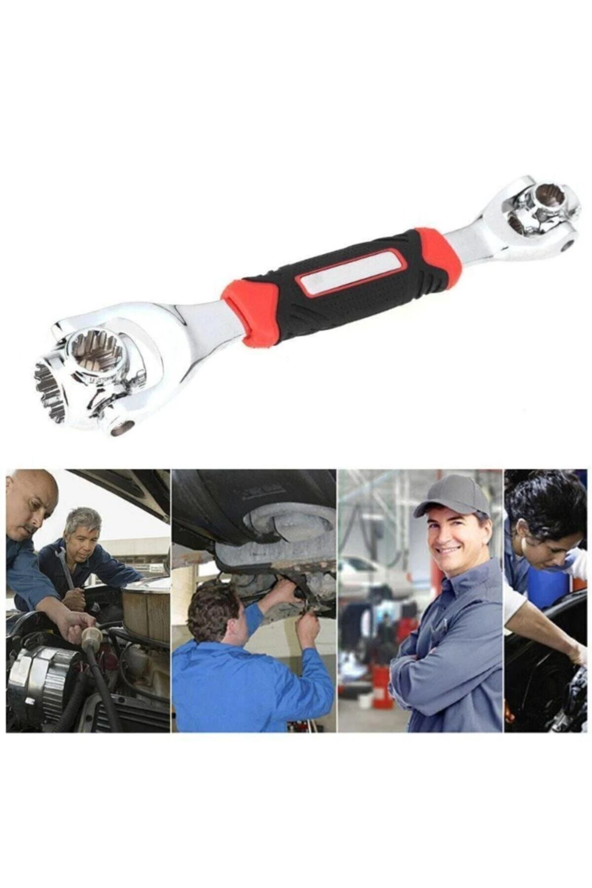 Çok Fonksiyonlu Akıllı Lokma Anahtar Seti 8 Parça 360 Derece 8in1