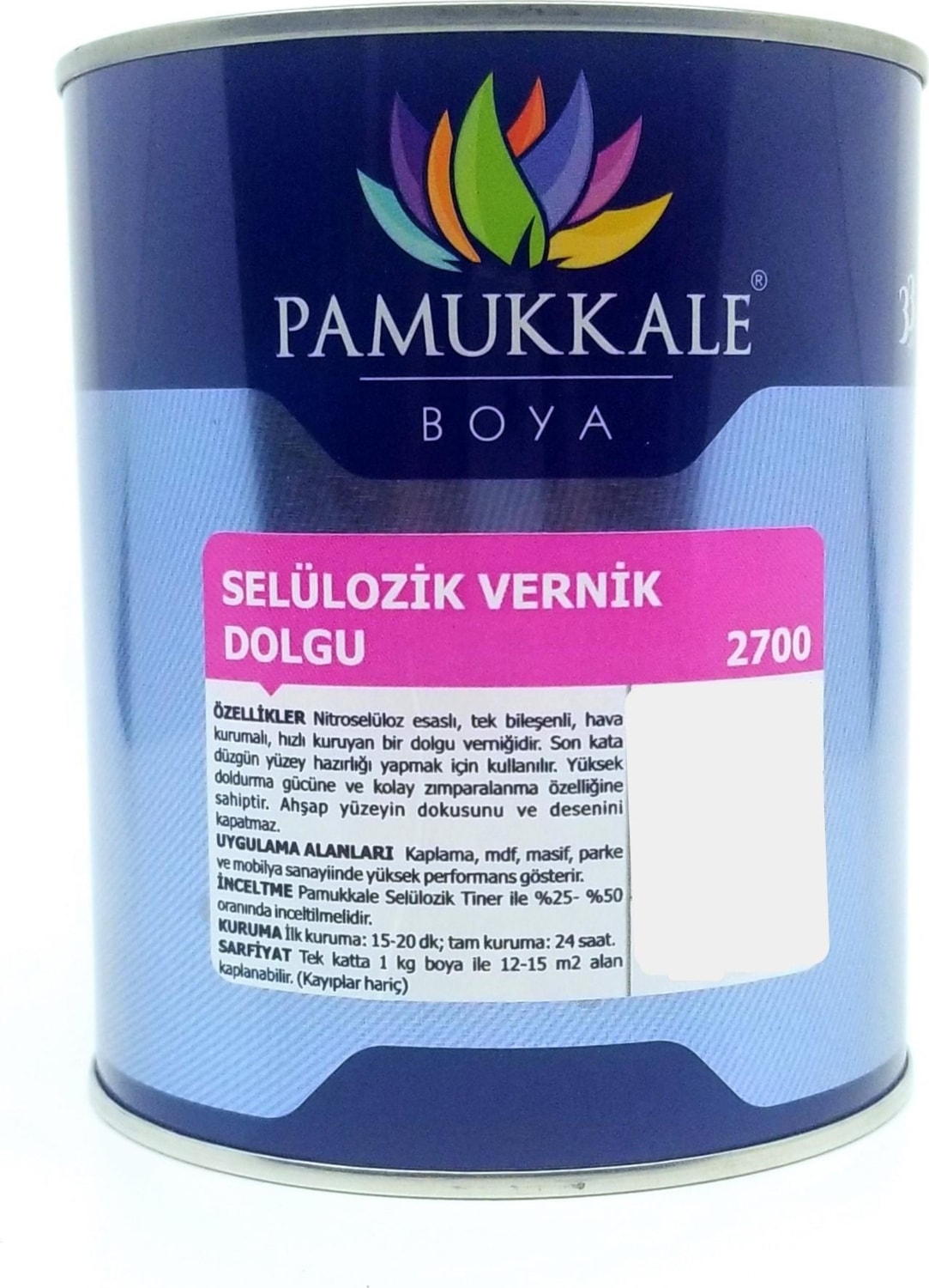 Selülozik Dolgu Verniği 0,75LT