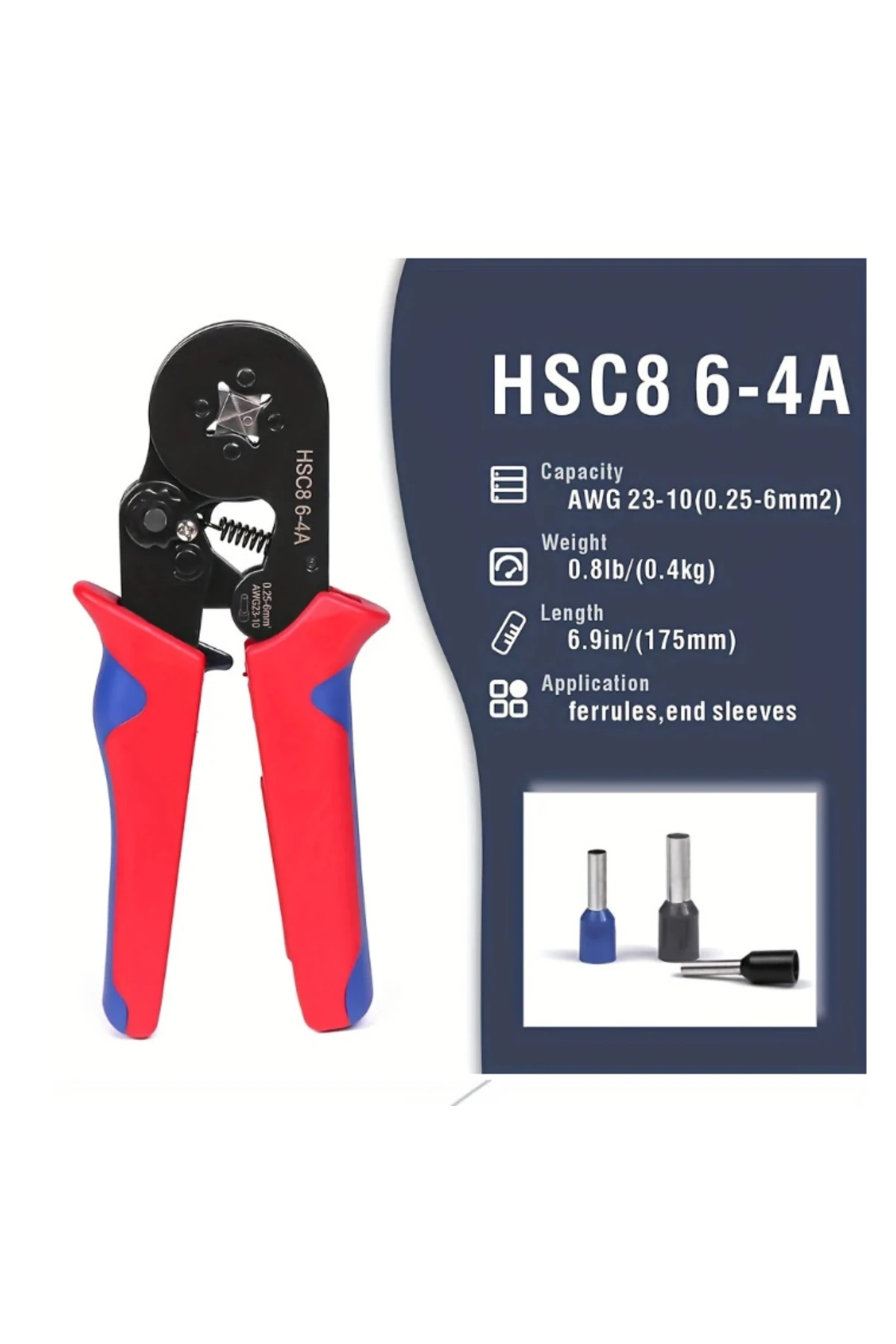 HSC8 6-4 TERMİNAL SIKMA PENSESİ 1200 ADET TEL