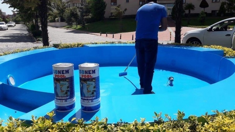 Isonem Pool 4,5 kg Mavi (Havuz Boyası)