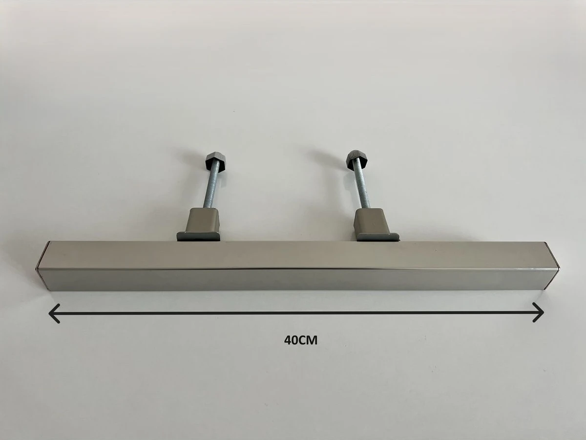 Çelik Kapı Çekme Kolu Kare Tip 40 cm Ayarlanabilir Sistem