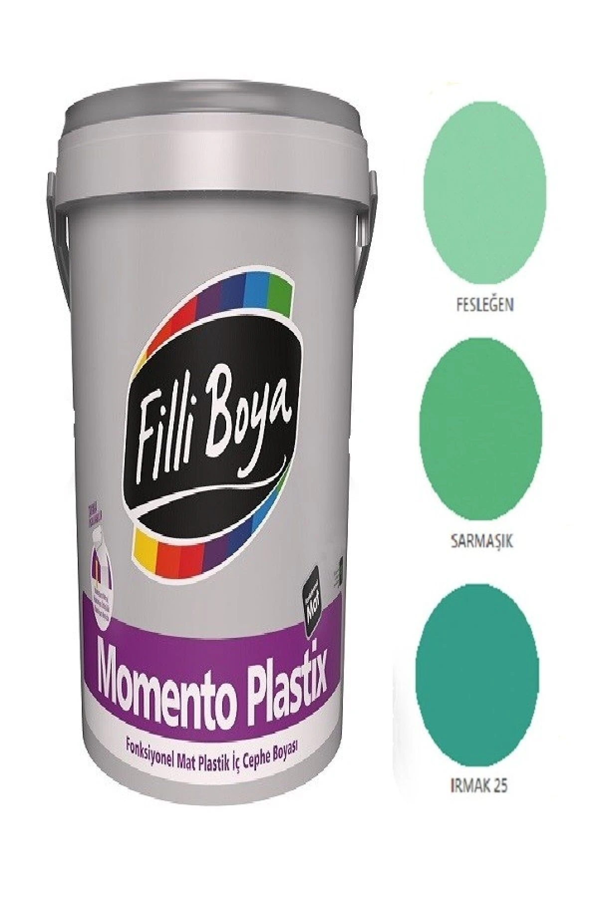 Filli Momento Plastix Fonksiyonel Mat Plastik Iç Cephe Boyası 2.5lt (fesleğen)