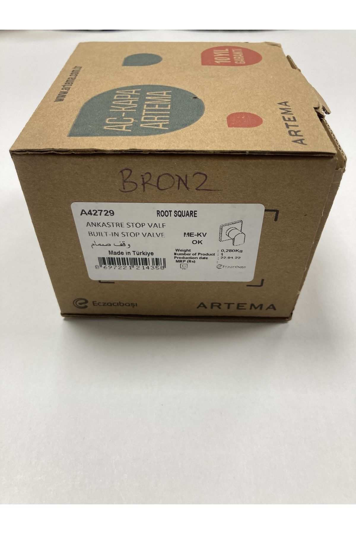 Loop R 7400680 Bronz Kumanda Paneli & Artema Ankastre Stop Valf