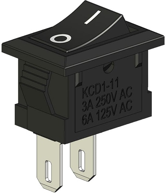 2 Pin Mini Rocker On/off Işıksız Power Anahtar
