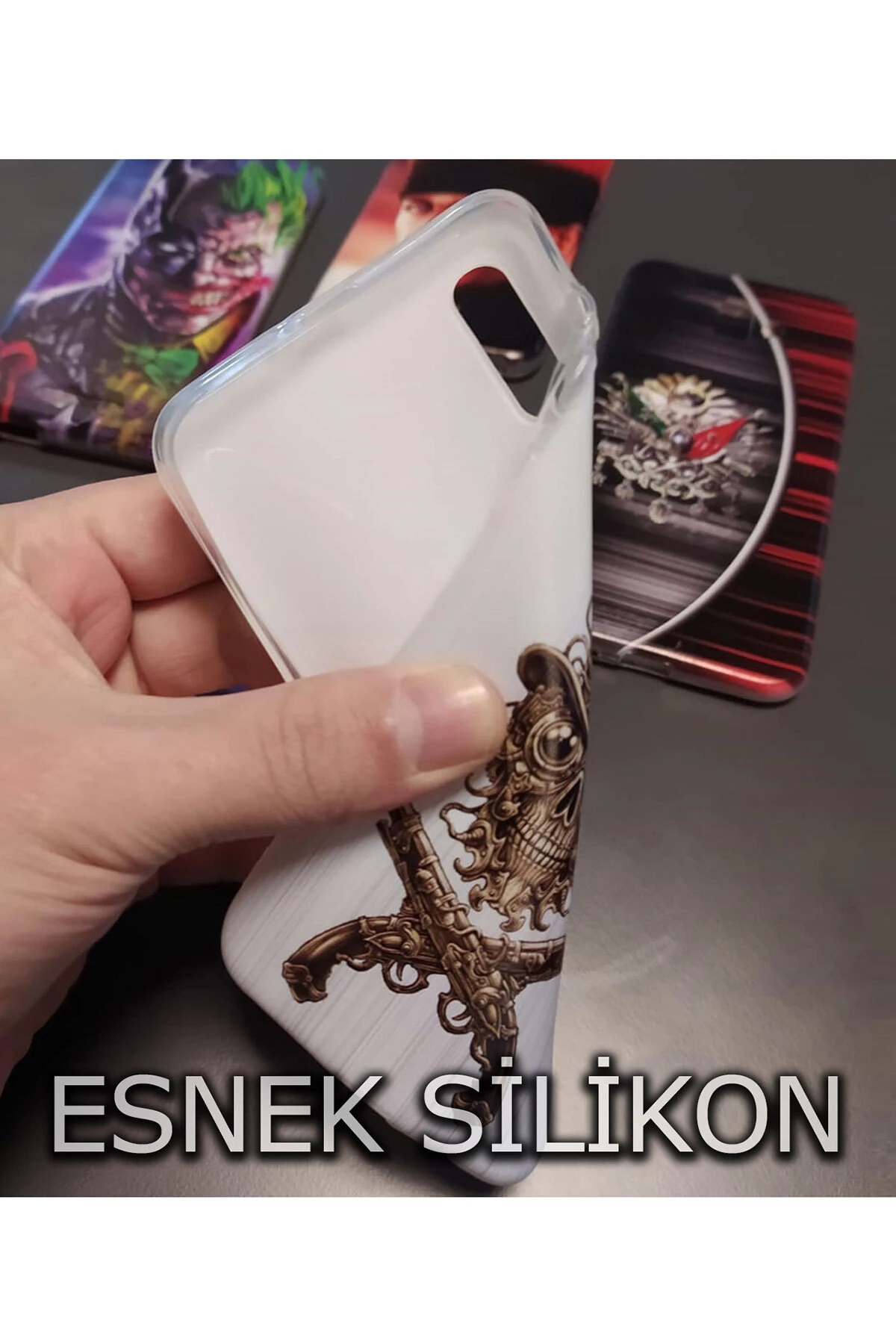 Huawei P Smart 2021 (PPA-LX2) Uyumlu Kılıf Desen Baskı Silikon Prizmatik Tasarım STK:667 CP-uY3j9H4