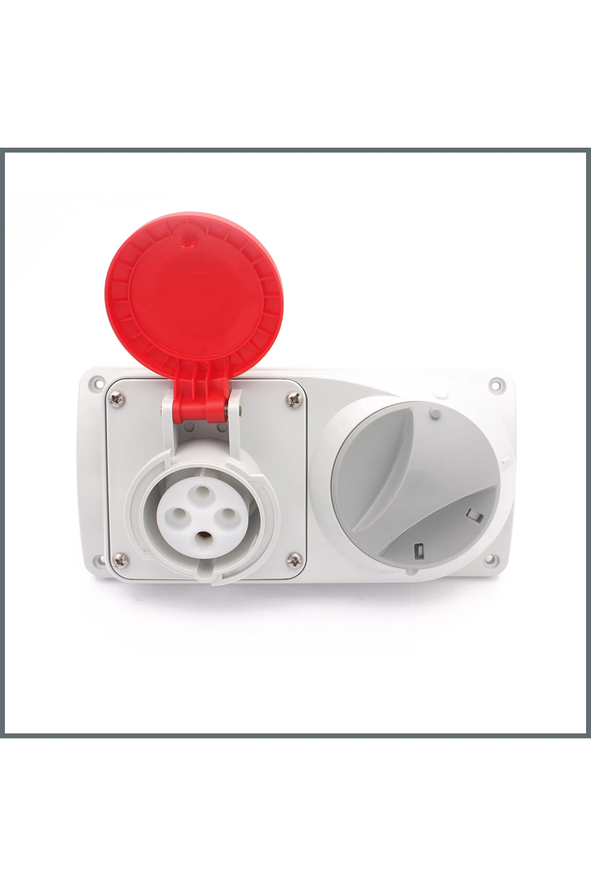 Prima Serisi Anahtarlı Priz 16a (IP44) 400v (YATAY) 3p T H:6